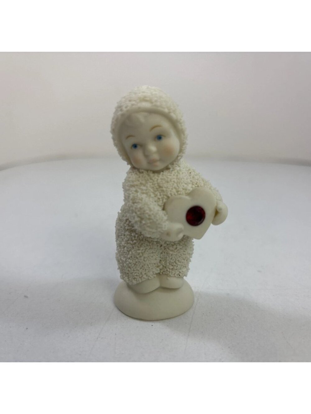 Dept 56 Snowbabies "My Heart Shines For You" Porcelain Figurine Birthstone July